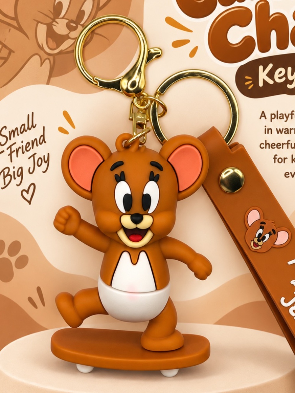 Caramel Chase Keychain - Picture 2 of 2